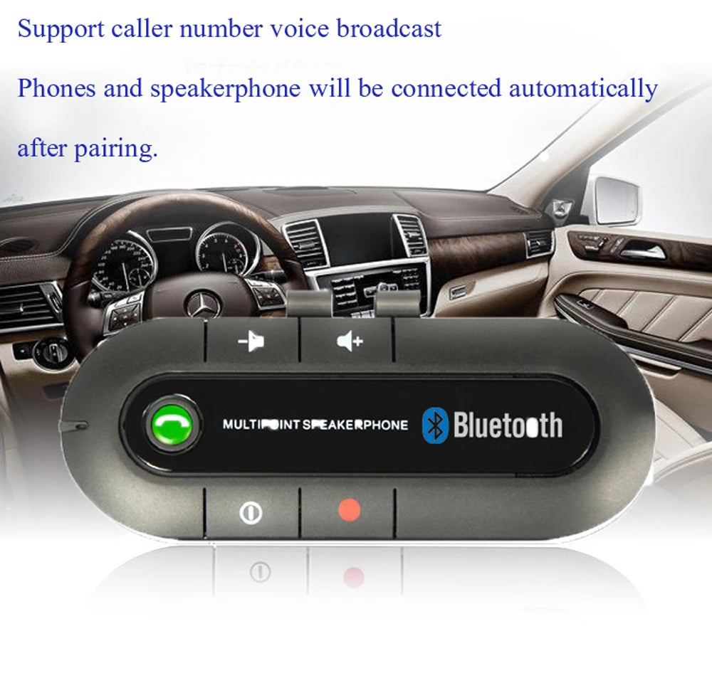 Kit Bluetooth 4.1 mains libres sans fil pour voiture