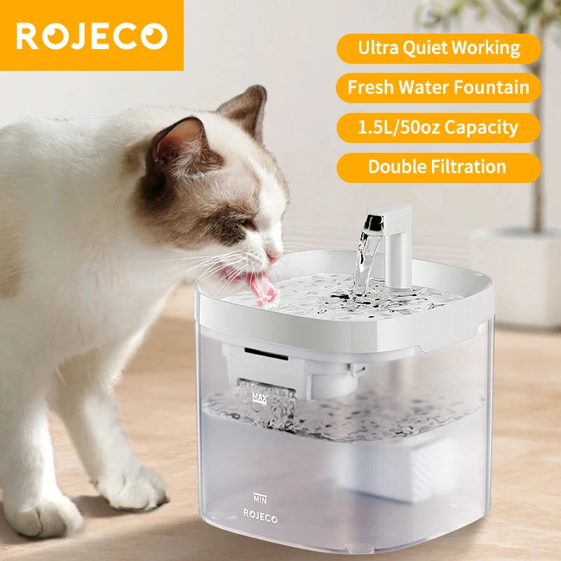 ROJECO Fontaine à eau pour chat
