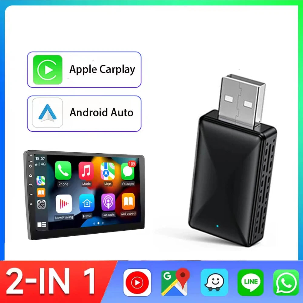 CarPlay Android Auto Adaptateur usb