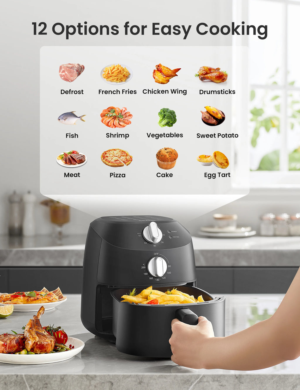 air fryer Midea 2 L