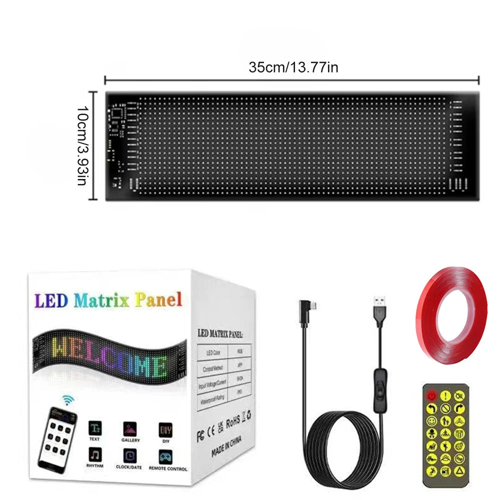 LED matrice Pixel panneau camion oeil Bluetooth APP