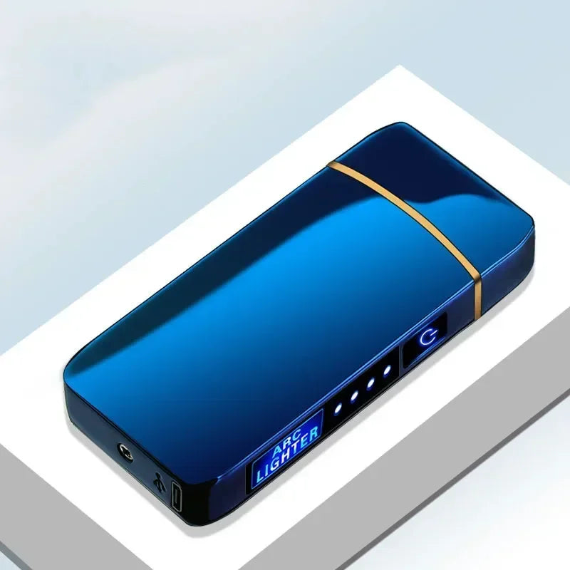 Briquet électrique coupe-vent en métal