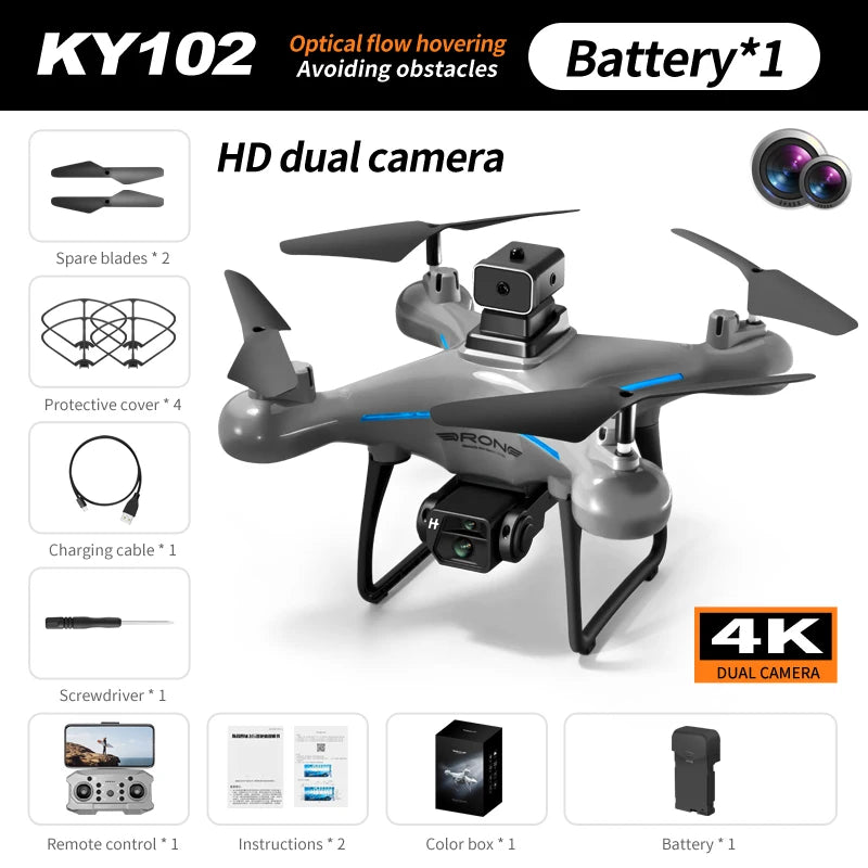 KY102 Drone professionnel 4K HD