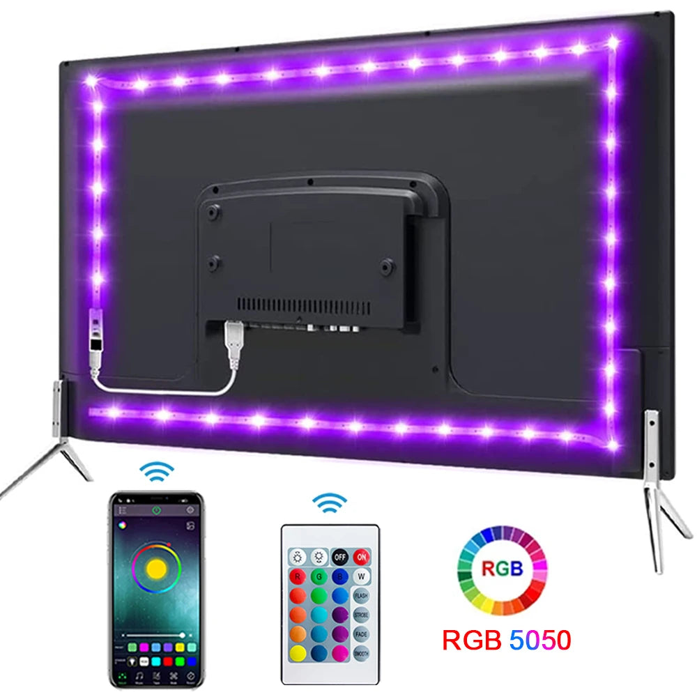 Bande lumineuse LED Bluetooth TV