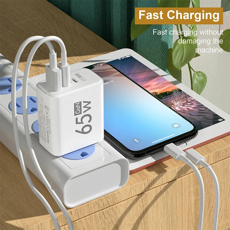 adaptateur de charge rapide 65w