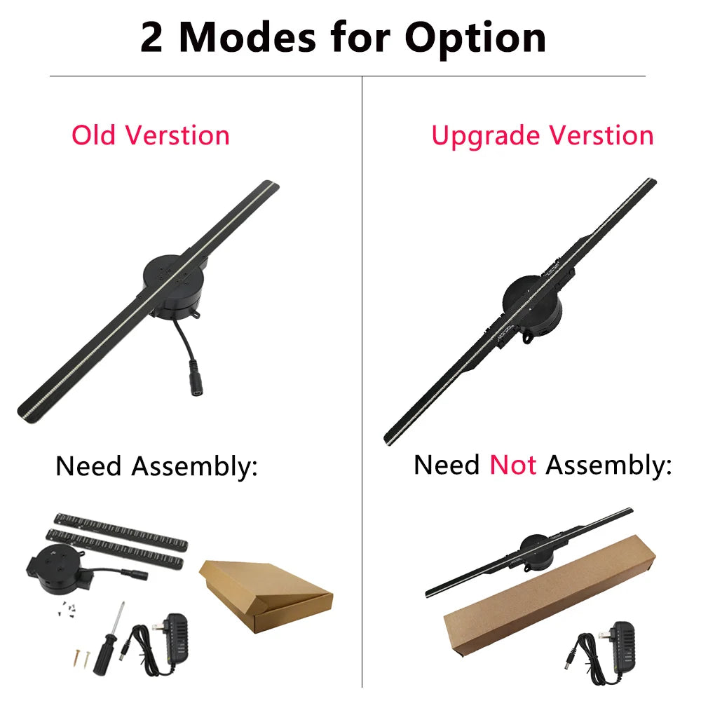 Ventilateur d'hologramme 3D