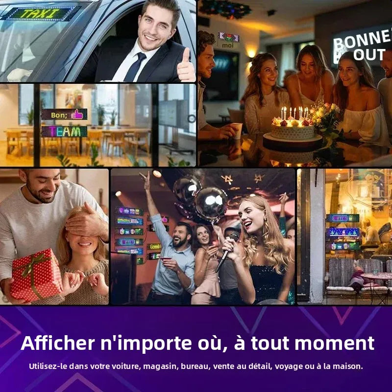 LED matrice Pixel panneau camion oeil Bluetooth APP