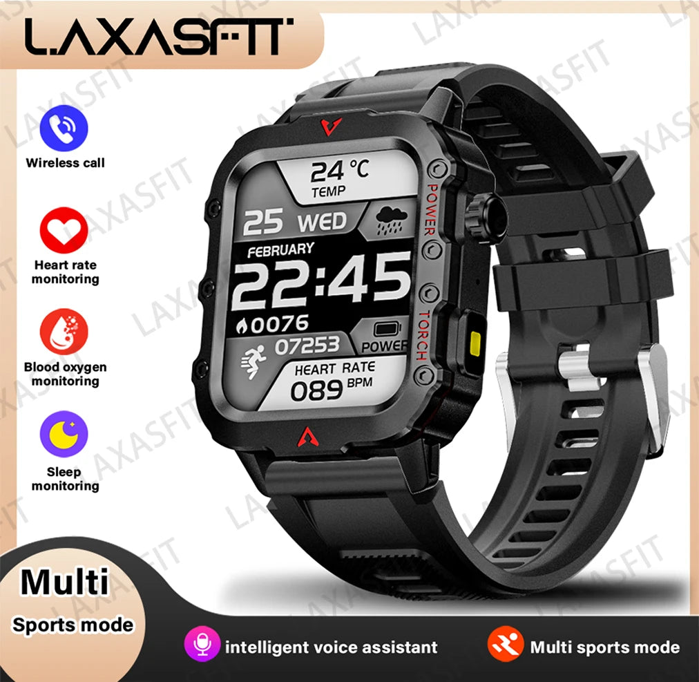 LAXASFIT nouvelle montre intelligente pour hommes