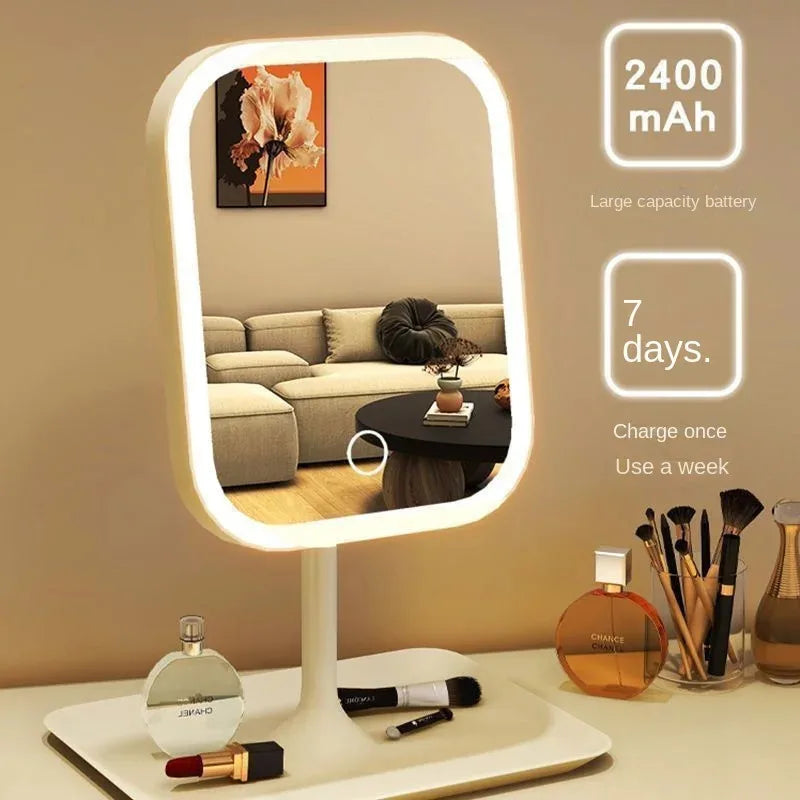 Miroir de maquillage moderne de bureau