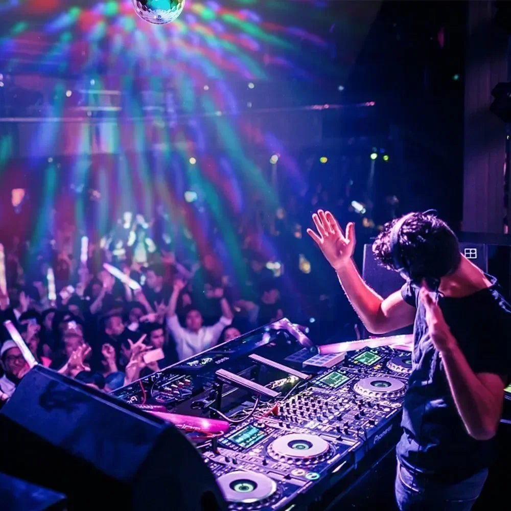 Lumière disco de scène à LED RVB